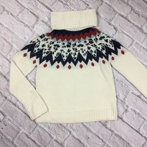 Veronica Beard Sun Valley Fair Isle Turtleneck XS